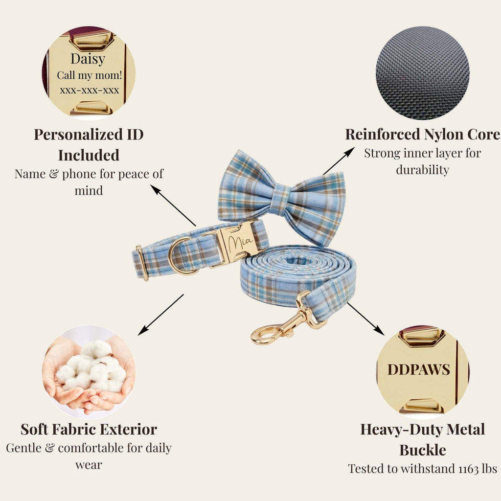 Blue Plaid Set