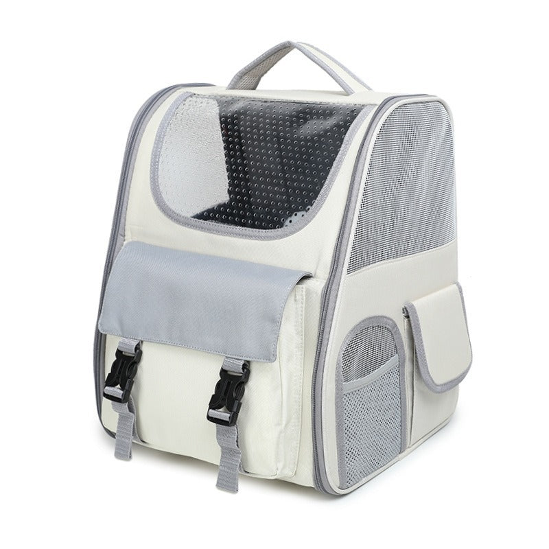 Breathable Transparent Outdoor Pet Backpack For Cats And Dogs