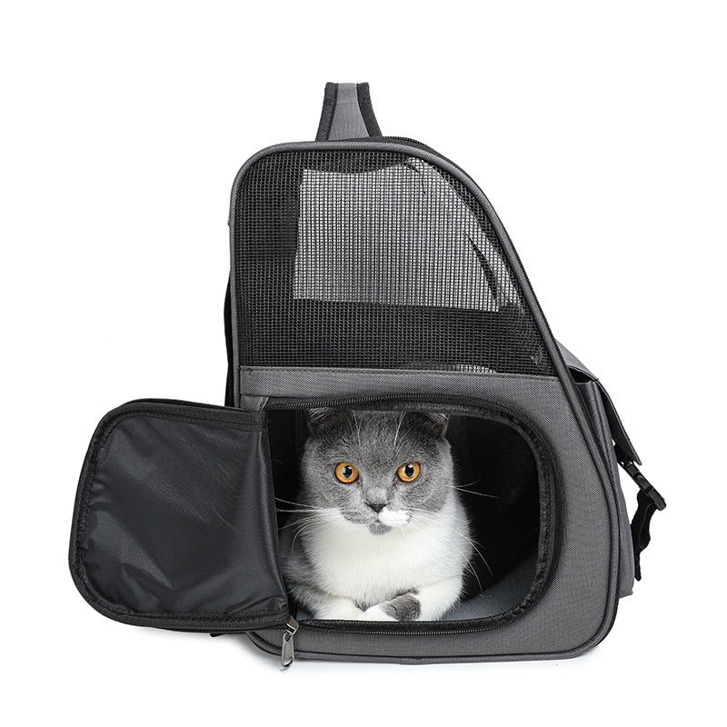 Breathable Transparent Outdoor Pet Backpack For Cats And Dogs