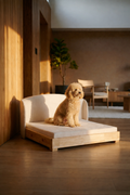 The Haven — Luxury Handcrafted Dog Bed | Solid Wood, Orthopedic, Waterproof lined