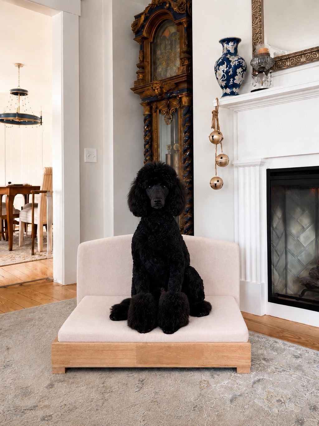 The Haven — Luxury Handcrafted Dog Bed | Solid Wood, Orthopedic, Waterproof lined