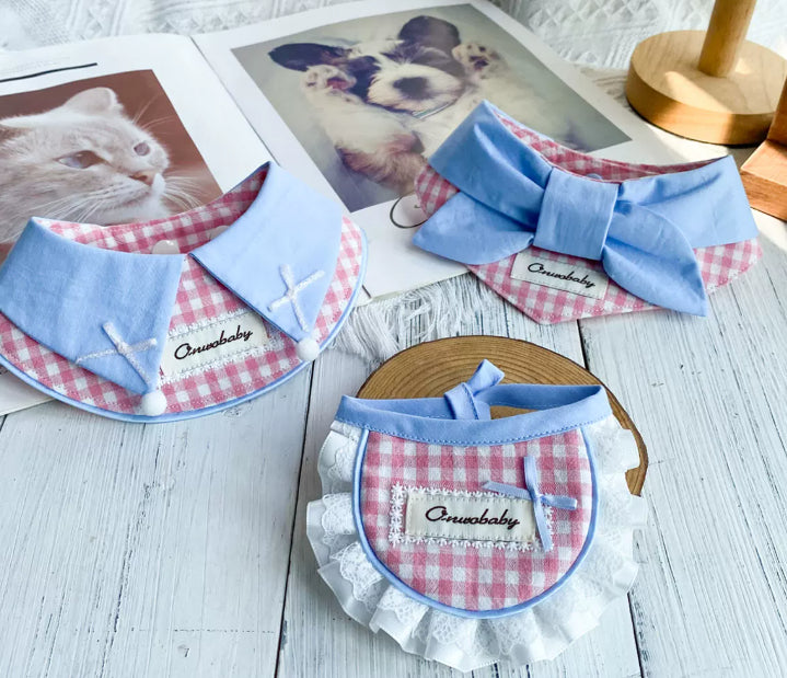 Dog Saliva Towel Pet School Bib