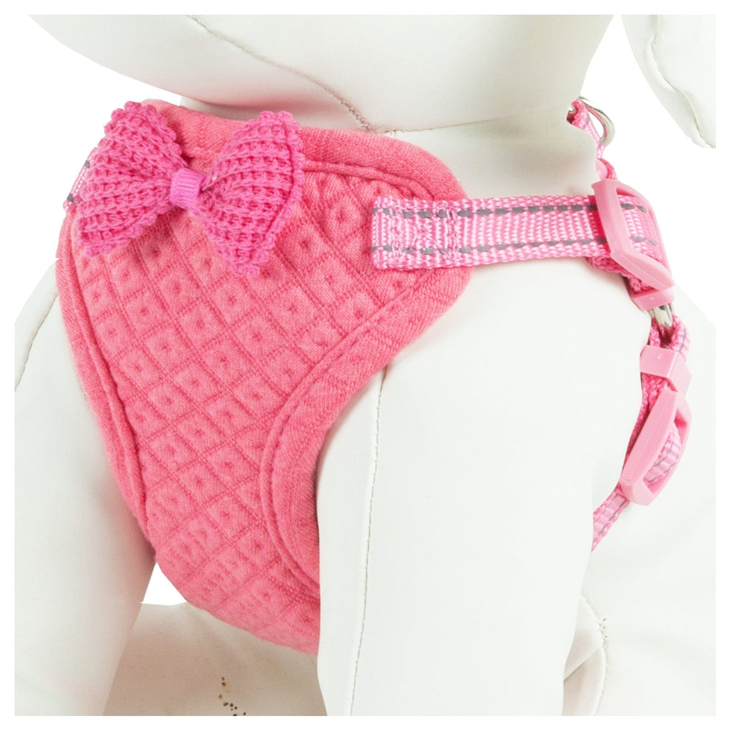 Pet Life ®  'Flam-Bowyant' Mesh Reversed and Adjustable Dog Harness