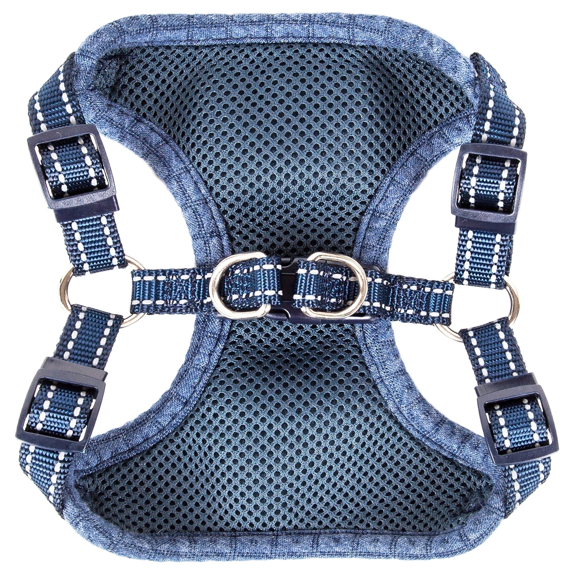 Pet Life ®  'Flam-Bowyant' Mesh Reversed and Adjustable Dog Harness