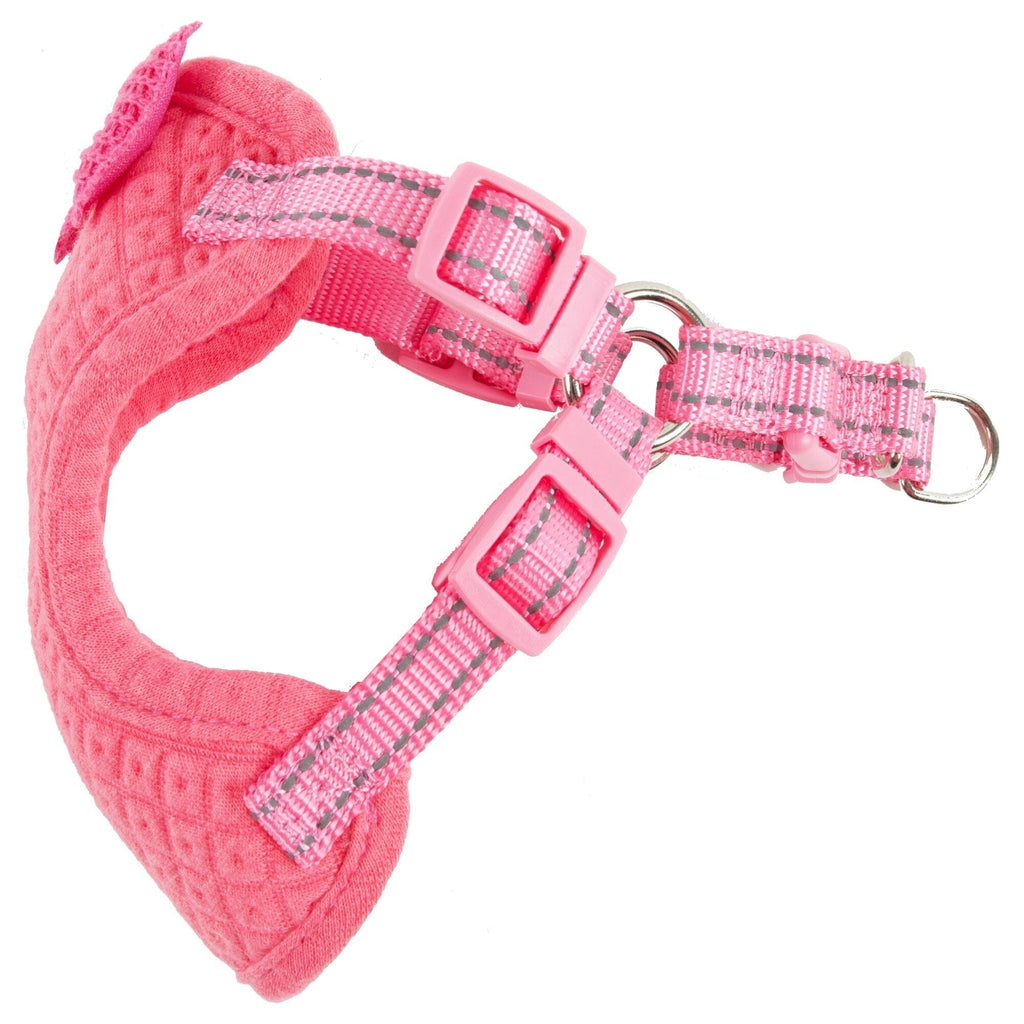 Pet Life ®  'Flam-Bowyant' Mesh Reversed and Adjustable Dog Harness
